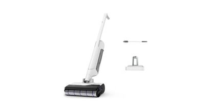 une image d'un aspirateur sur fond blanc
