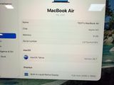 a picture of a computer screen with a mac air on it