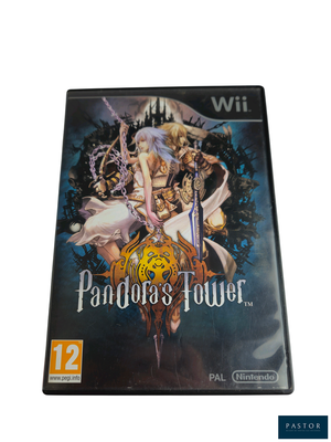 la jaquette d'un jeu vidéo intitulé « Pandora's Tower », sur laquelle figure l'image d'une femme chevauchant un tigre