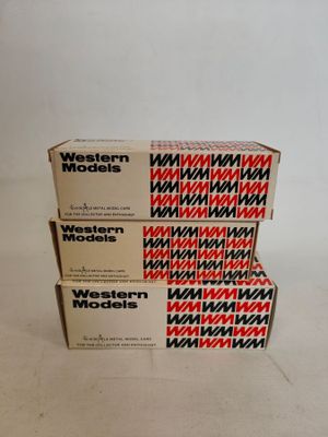 Western Models : 3 miniatures en boîte d'origine, Made In En…