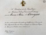 an old document with a picture of a horse on it