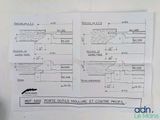 a drawing of a piece of paper with a plan on it