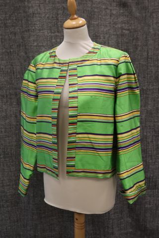 Yves SAINT LAURENT Rive Gauche – Veste multicolore. Taille : 40-4...