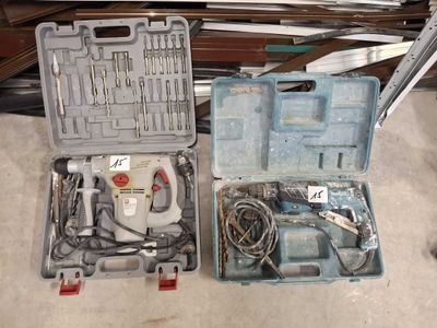 two tools in the case on the floor