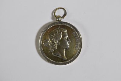 l'image d'une pièce d'argent sur laquelle figure le visage d'une femme