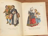 two pages of a book with pictures of people in it
