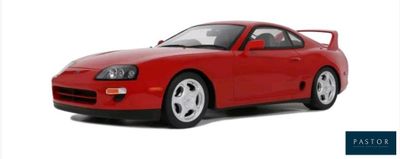 a picture of a red sports car on a white background
