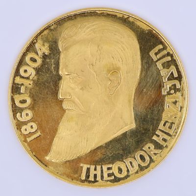 an image of a gold coin with a portrait of a man on it