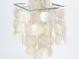 a picture of a chandelier made of mother of pearl