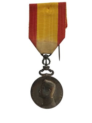 une image d'une médaille entourée d'un ruban sur fond blanc