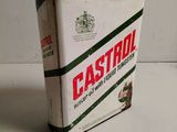 a canister of castrool sitting on a table