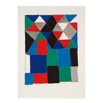 une image d'une œuvre d'art composée de carrés