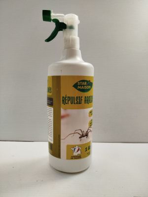 un vaporisateur muni d'une gâchette verte sur le dessus