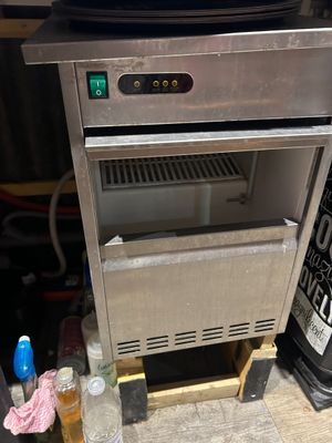 a microwave that is sitting on top of a counter