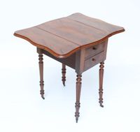 Table de salon en acajou et placage d'acajou à deux abattant… (photo 3)