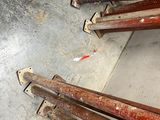a bunch of pipes that are sitting on the floor