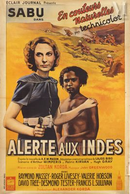a poster for the movie alert aux indes