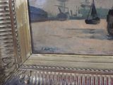 a picture of a painting on the wall of a room