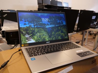 a laptop that is sitting on a table in a room