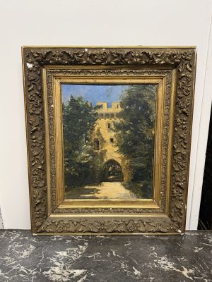 une photo d'un tableau accroché au mur