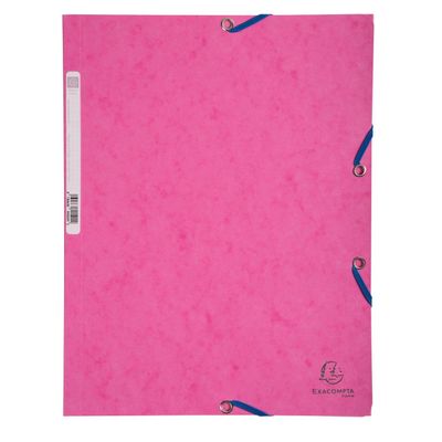 EXACOMPTA - Chemise à élastiques 3 rabats - Carte lustrée 40…