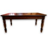 an image of a wooden table on a white background
