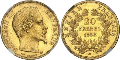 an image of a gold coin with a man ' s head on it
