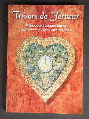 a book with a picture of a heart on it