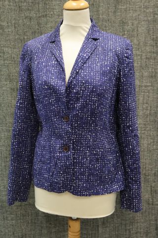 Blazer bleu. Taille : 38