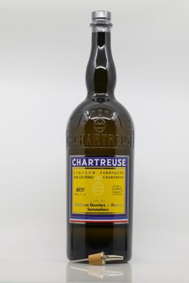 an image of a bottle of wine sitting on top of a table