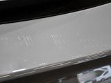 a close up view of a car ' s rear bumper