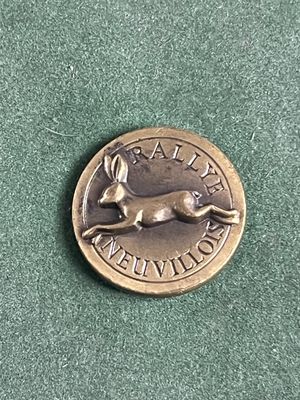 une image représentant une pièce de monnaie sur laquelle figure un lapin