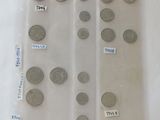 a lot of coins that are in a plastic bag