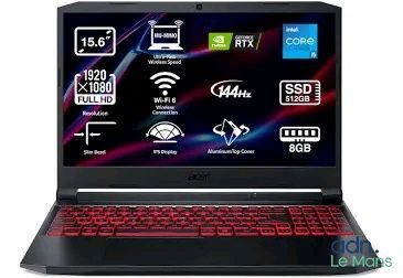 acero r5 - 592 core i7 - 10550h / 8gb / 1tb / win 10