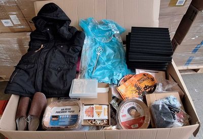 10190-91 / 1 palette de 71 kg de mix (blouson, déguisement enfant, pan - Photo 1