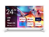 a white television with the words 24 inch led tv on it