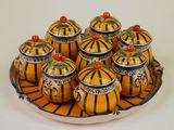 une assiette sur laquelle sont disposées plusieurs oranges