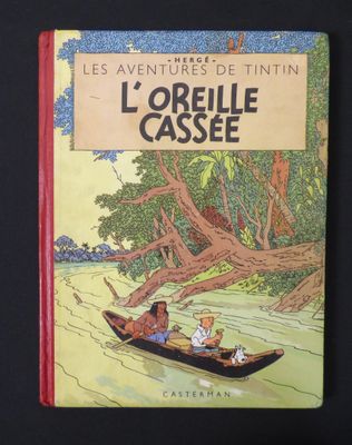 Tintin (Hergé): L'oreille cassée: Edition couleurs de 1951 -…