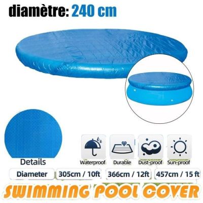 796 / Bâche pour Piscines Diamètre - Dimensions 240 cm…