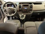 the interior of a car with a steering wheel, dashboard, and dashboard controls