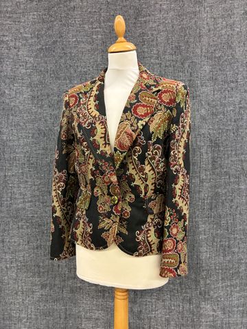 JUST CAVALLI par ROBERTO CAVALLI – Blazer à motif cachemire, ferm...