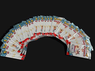 a picture of a stack of pokemon cards on a black background