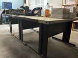 an image of a workbench in a garage