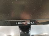 a close up of a computer monitor on a table