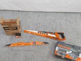 a couple of tools that are laying on the floor