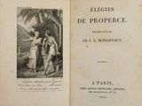 an old book with a picture of a man and a woman on it