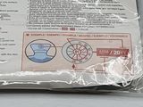 a package of food sitting in a plastic bag on a table