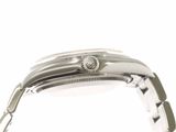 a close up of a watch on a white background