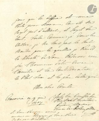 gros plan d'une feuille de papier sur laquelle on peut lire une écriture manuscrite