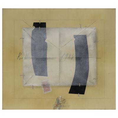 une image représentant une feuille de papier sur laquelle est collé un morceau de ruban adhésif